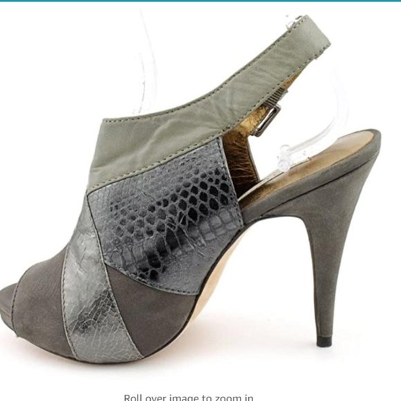 Cynthia Vincent Astrid Metallic Heels, 8.5 NIB - Picture 3 of 5